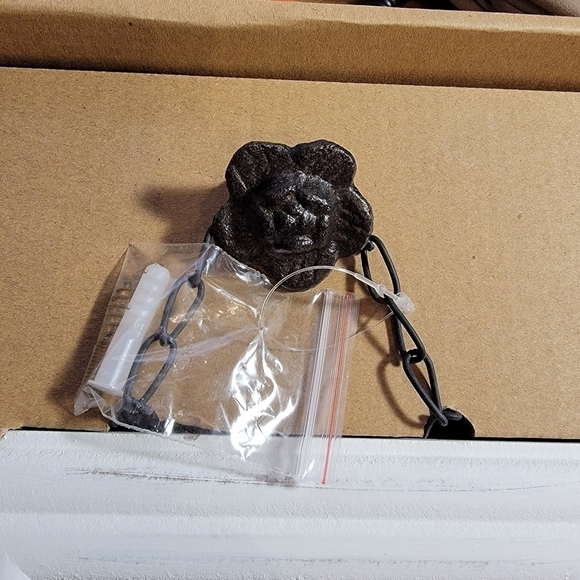 New Rustic Distressed Wood Chippy Farmhouse Cottage Chic Frame Flower Knob 4 x 6 - Picture 2 of 4